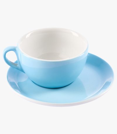 Costa Cappuccino Cup and Saucer Lux (Brown Spray)