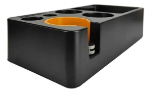 Knock box + piston rest